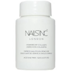 Image of nails inc. Express Nail Polish Remover Pot Powered by Collagen 60ml
