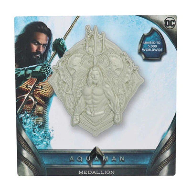 Image of Aquaman Limited Edition Medallion Metallic Gold unisex