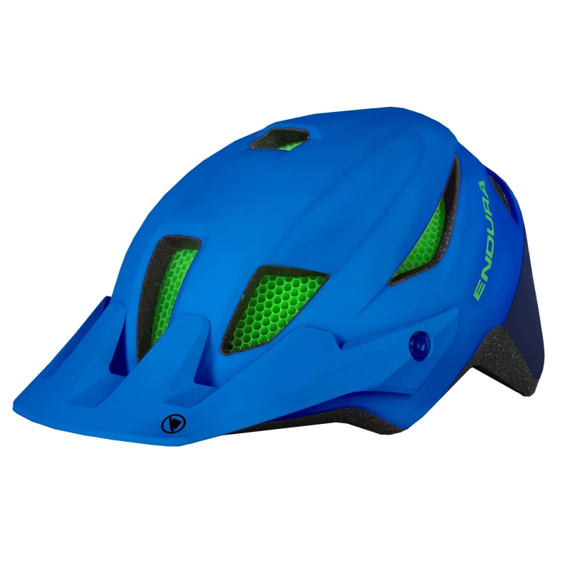 Image of Endura MT500 MTB Helmet Kids Azure Blue unisex One Size