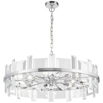 Image of Maytoni Lighting - Cerezo Ceiling Pendant Lamp Chrome, 7 Light, E14