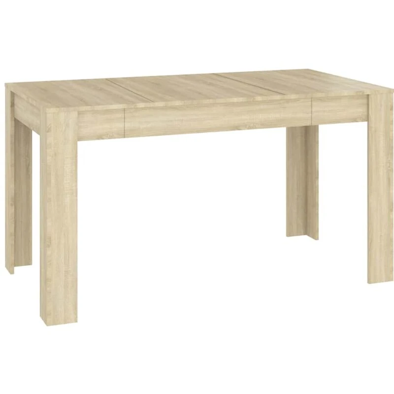 Image of VIDAXL Dining Table Sonoma Oak 140x74.5x76cm Engineered Wood Vidaxl 8720286587263