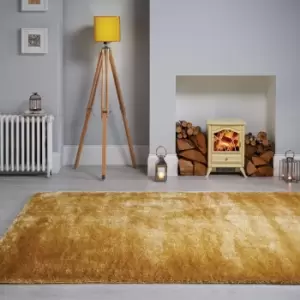 Image of Velvet Rug Yellow