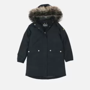 Image of Barbour International Girls Blanca Jacket - Black - L (10-11 Years)