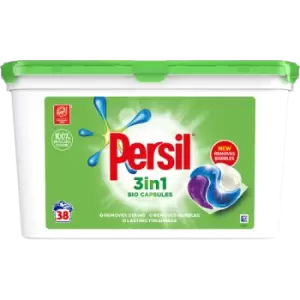 Image of Persil 3-in-1 Bio Washing Capsules 38x Washes