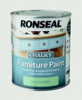 Image of Ronseal Chalky Paint 750ML - Dusky Mint