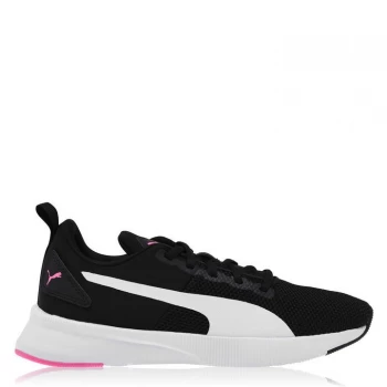 Image of Puma Flyer Runner Trainers Junior Girls - Black/Pink