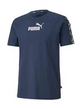 Image of Puma Amplified T-Shirt - Navy