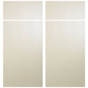 Image of IT Kitchens Santini Gloss Cream Slab Corner base drawerline door W925mm Set of 2
