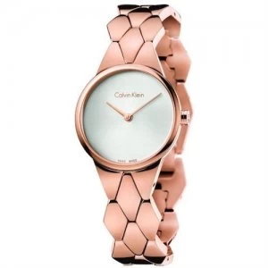 Image of Calvin Klein Ladies Supreme SS PVD Rose gold Watch - K6E23646
