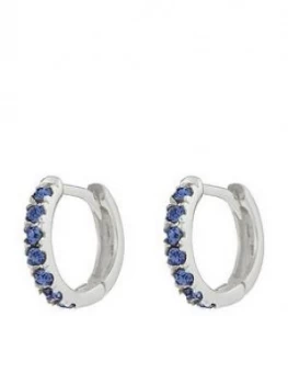 Image of Accessorize St Huggie Hoop Earrings - Blue