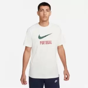 Image of Nike M Nk Swsh Fed WC22 Tee - Cream