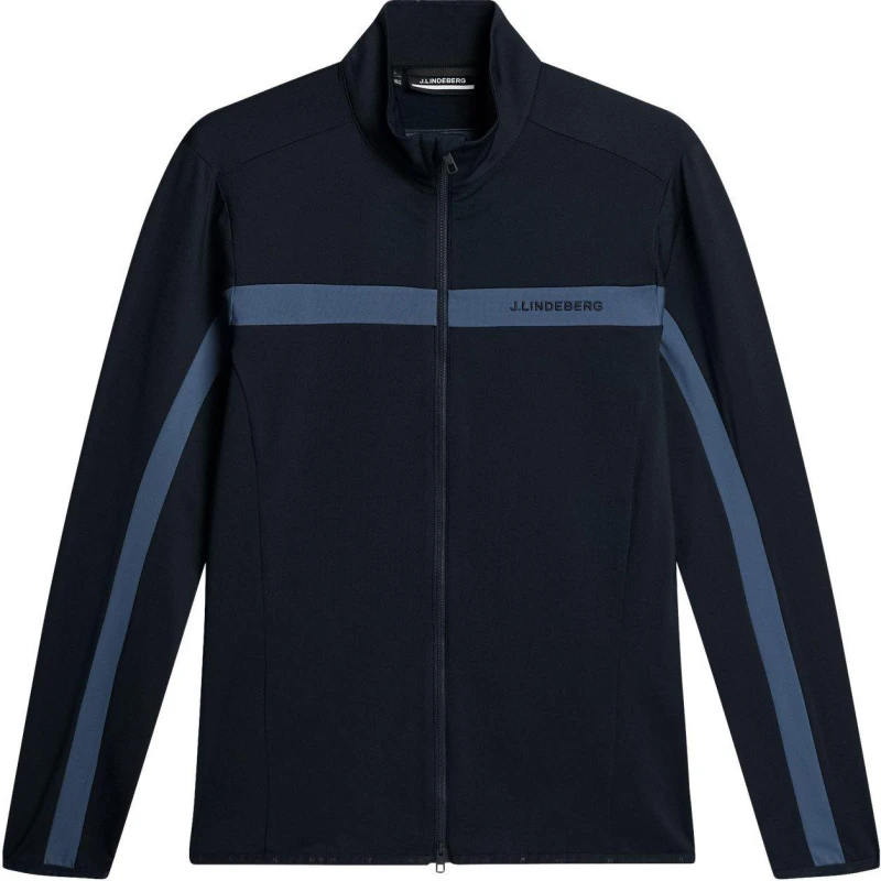Image of J Lindeberg Golf Mens Jarvis Mid Layer Pullover JL Navy male Small