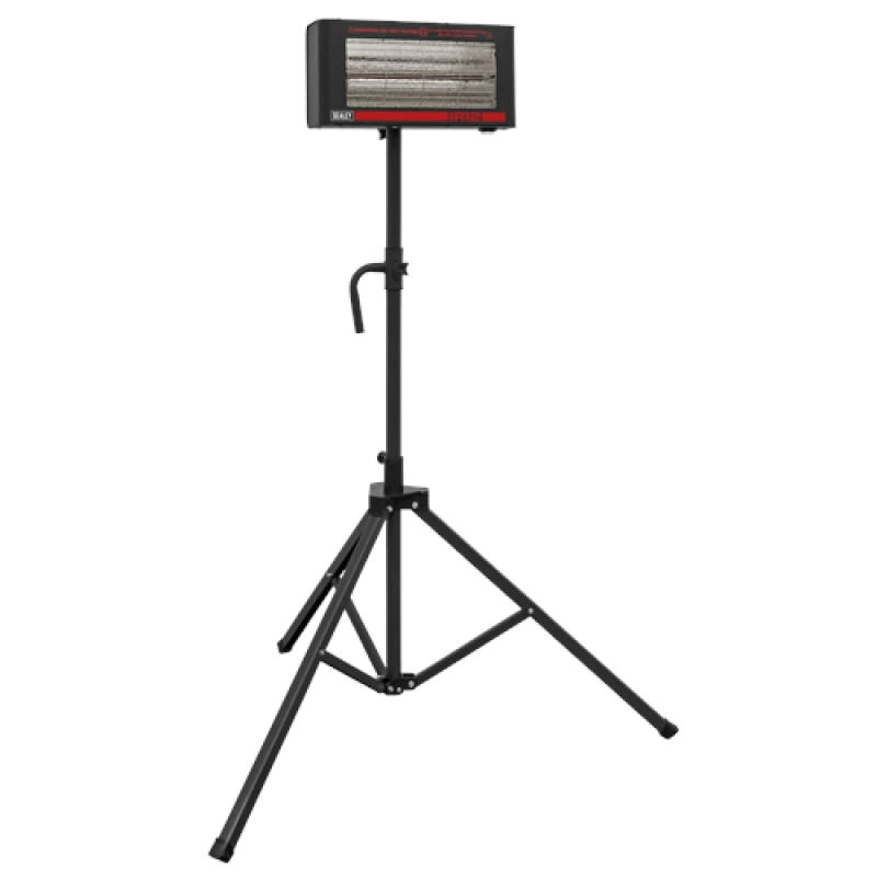 Image of Sealey Infrared Quartz Heater with Tripod Stand 230V 1.2kW