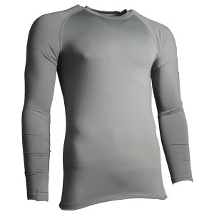 Image of Precision Essential Base-Layer Long Sleeve Shirt Grey - M Junior 26-28"