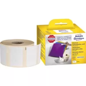 Image of Avery-Zweckform Label roll 57 x 32mm Paper White 1000 pc(s) Removable AS0722540 All-purpose labels