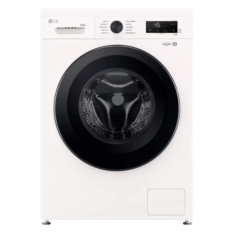 Image of LG X10 Series Direct Drive W4X1095NWK WiFi Connected 9Kg / 5Kg Washer Dryer with 1400 rpm - White - E Rated [Wash&Dry], A Rated [Wash Only]