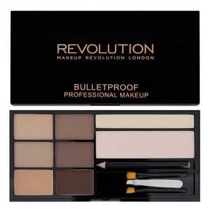 Image of Makeup Revolution Ultra Brow Palette Fair to Medium