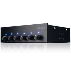 Image of Akasa FC.SIX AK-FC-08BKV2 System Fan Speed Controller
