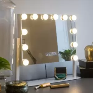 Image of Vivien Hollywood Mirror with 12 LED and Bluetooth