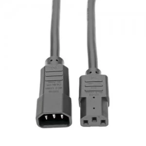 Image of Tripp Lite Heavy Duty PDU Power Cord C13 to C14 15A 250V 14 AWG 2ft Bl