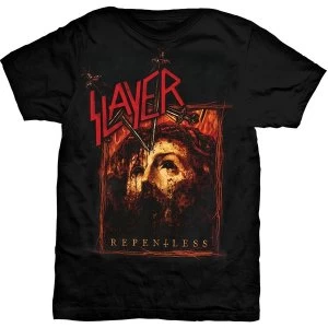 Image of Slayer - Repentless Rectangle Unisex Medium T-Shirt - Black