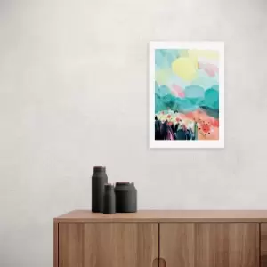 Image of East End Prints Early Morning Print MultiColoured