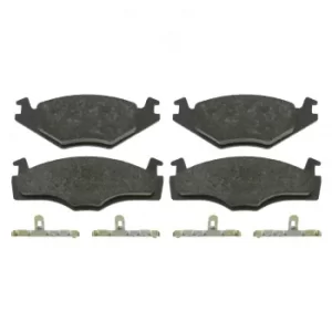 Image of Brake Pad set 16005 by Febi Bilstein Front Axle