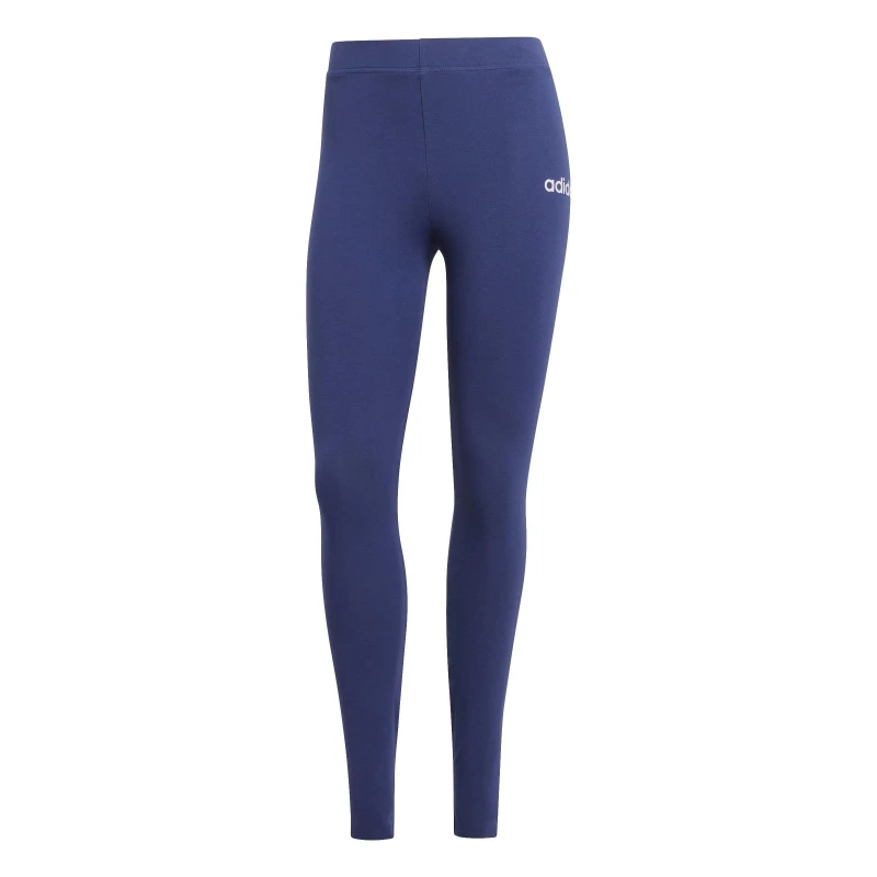 Image of adidas Essentials 3 Stripe Leggings Womens Navy Linear female S (8-10)