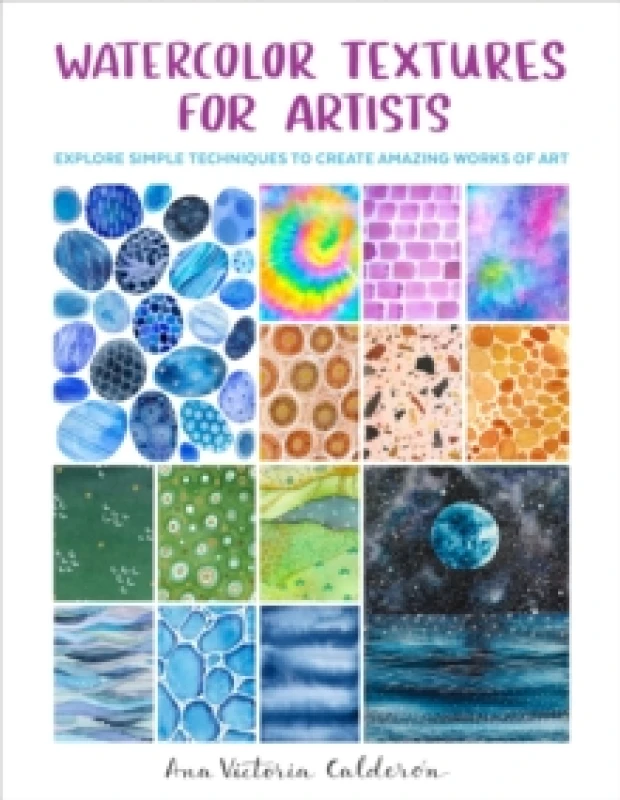 Image of Watercolor Textures for Artists. Paperback. By Ana Victoria Calderon Books