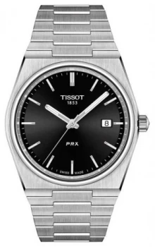 Image of Tissot Mens PRX 40mm Quartz Black Dial T1374101105100 Watch