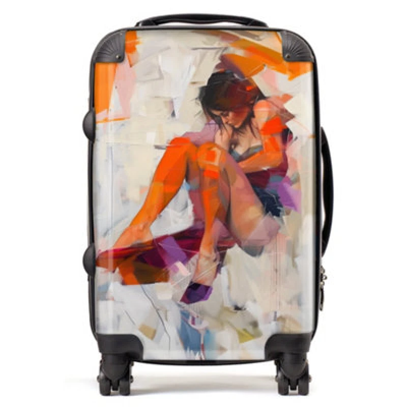Image of Warren Reed Designer Poised In Reflection Suitcase - Cabin