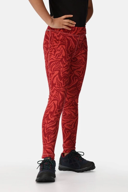 Image of Children's leggings Regatta Barlia Rouge Unisex 9/10 ans