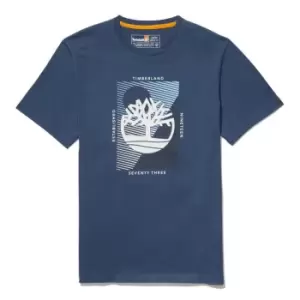 Image of Timberland Carrier T Shirt - Blue