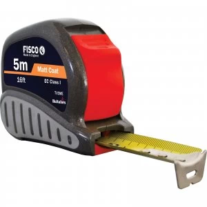 Image of Fisco Tri-Lok Tape Measure Imperial & Metric 16ft / 5m 25mm