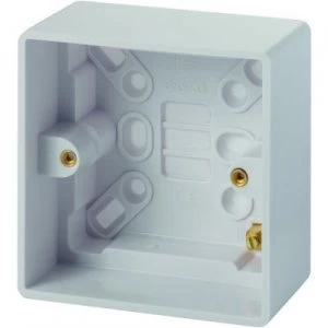 Image of Wickes 1 Gang Pattress Box - White 47mm