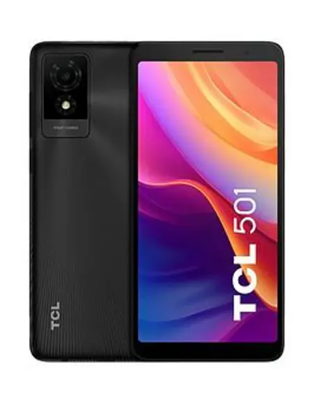 Image of TCL TCL 50 501 15.2cm (6") Hybrid Dual SIM Android 14 4G 4GB 32GB 3000 mAh Black T433D2ALCA112-1