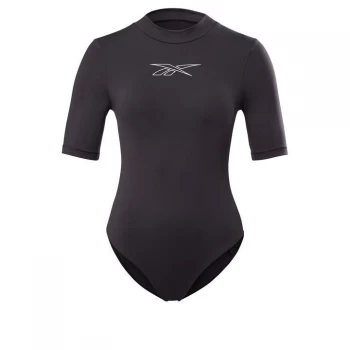 Image of Reebok Cut Out Bodysuit Ladies - Black