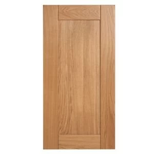 Image of Cooke Lewis Chesterton Solid Oak Tall standard door W450mm