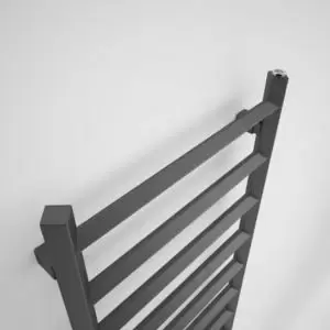 Image of Terma Crystal 411W Electric Modern Grey Towel Warmer (H)1200mm (W)500mm