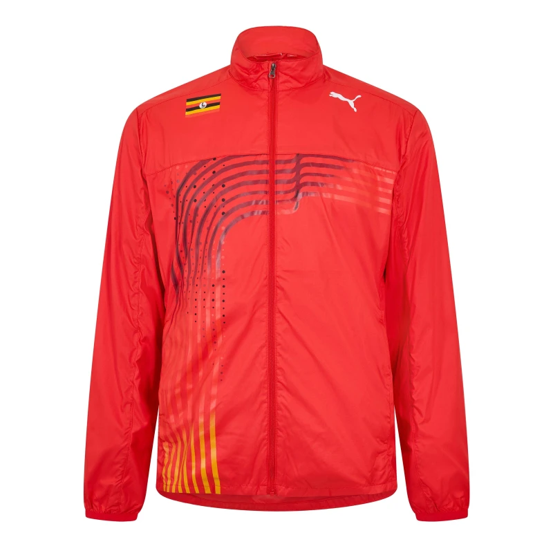 Image of Puma (5) Warm-Up Jacket Mens Red male S