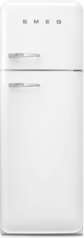 Image of Smeg 50s Style Retro Right Hand Hinge FAB30RWH6UK 172cm 80/20 Fridge Freezer - White - C Rated