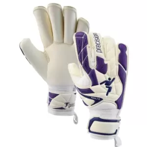 Image of Precision Womens/Ladies Fusion_X.3D Roll Giga Goalkeeper Gloves (6) (White/Purple)