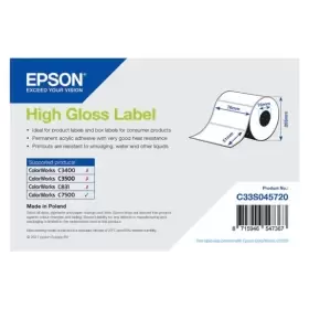 Image of Epson (C33S045720) Original White High Gloss Label 76mm x 51mm (2310 Labels)