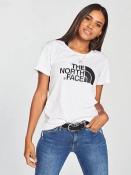 Image of The North Face Short Sleeve Easy Tee - White Size M Women