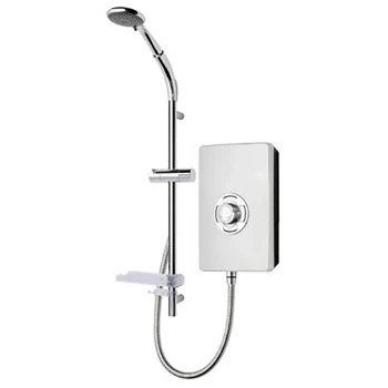 Image of Triton Enhance 9.5kW Electric Shower - Brushed Steel