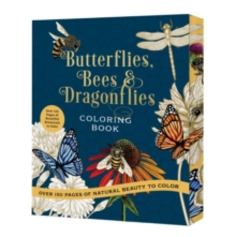 Image of Butterflies, Bees & Dragonflies Coloring Book. Paperback. By Editors of Chartwell Books Books