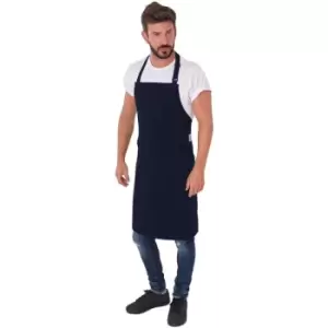 Image of Dennys Originals Bib Apron (One Size) (Navy Blue) - Navy Blue