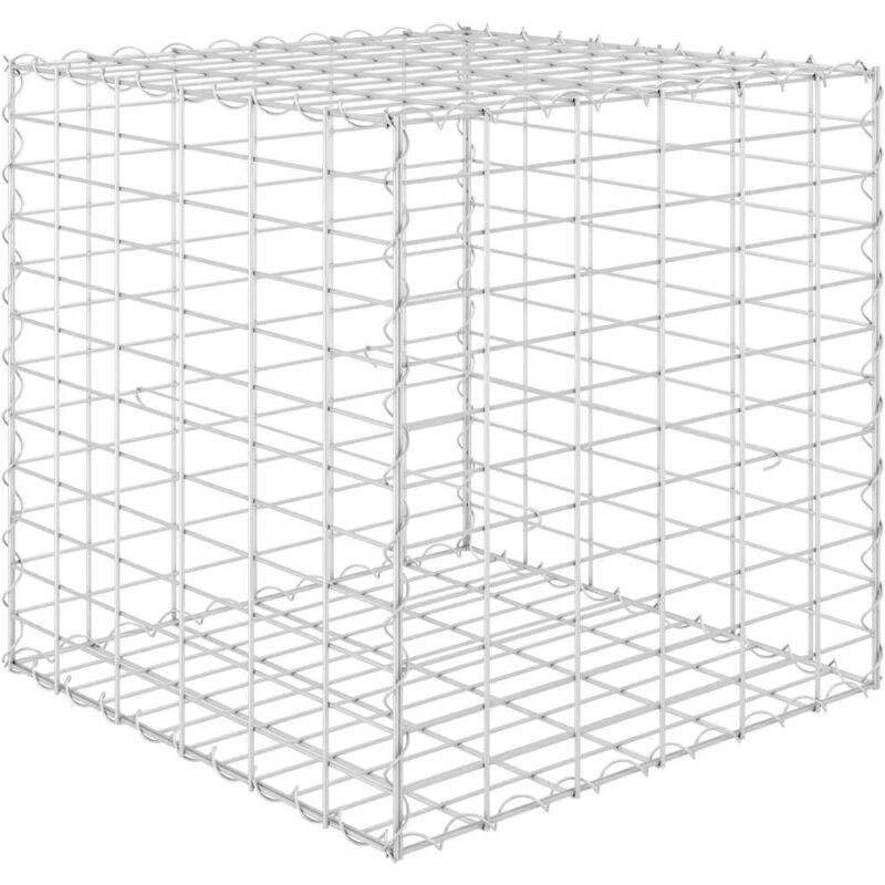 Image of VIDAXL Cube Gabion Raised Bed Steel Wire 60x60x60cm vidaXL 8719883734798