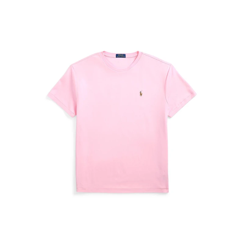 Image of Polo Ralph Lauren Mens Regular Fit Pima T-Shirt Carmel Pink male XL