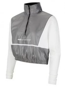 Image of Nike Nsw Archive Rmx Quater Zip Jacket - White